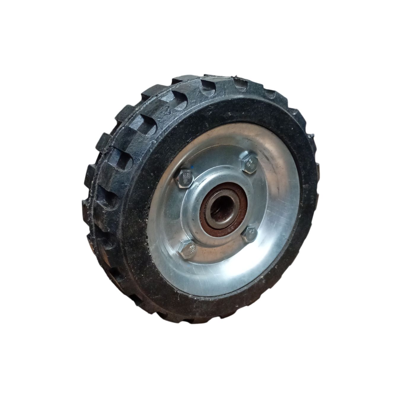 RUEDA DE HULE 6" DOS BALEROS