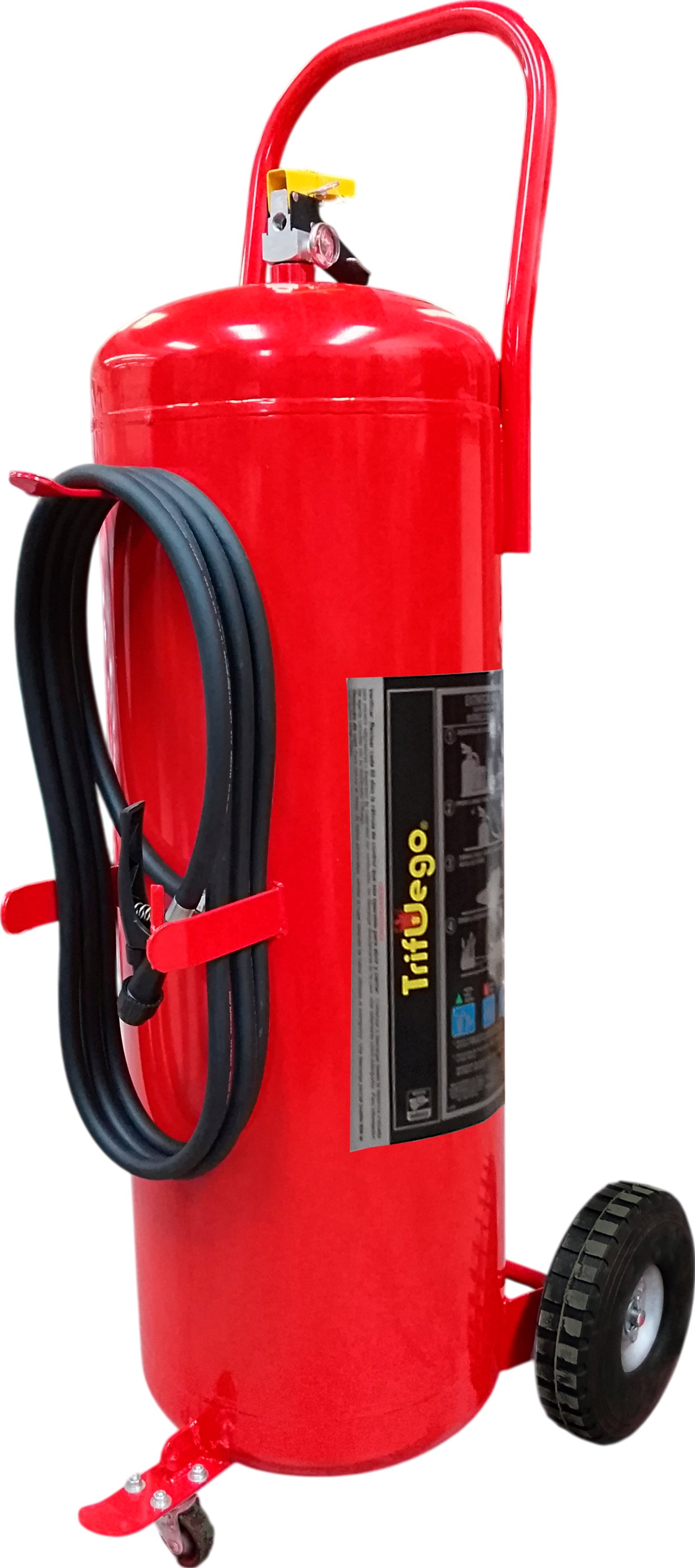 Extintor Carretilla Púrpura K 68 kg, Mod. 150 Ruedas Hule