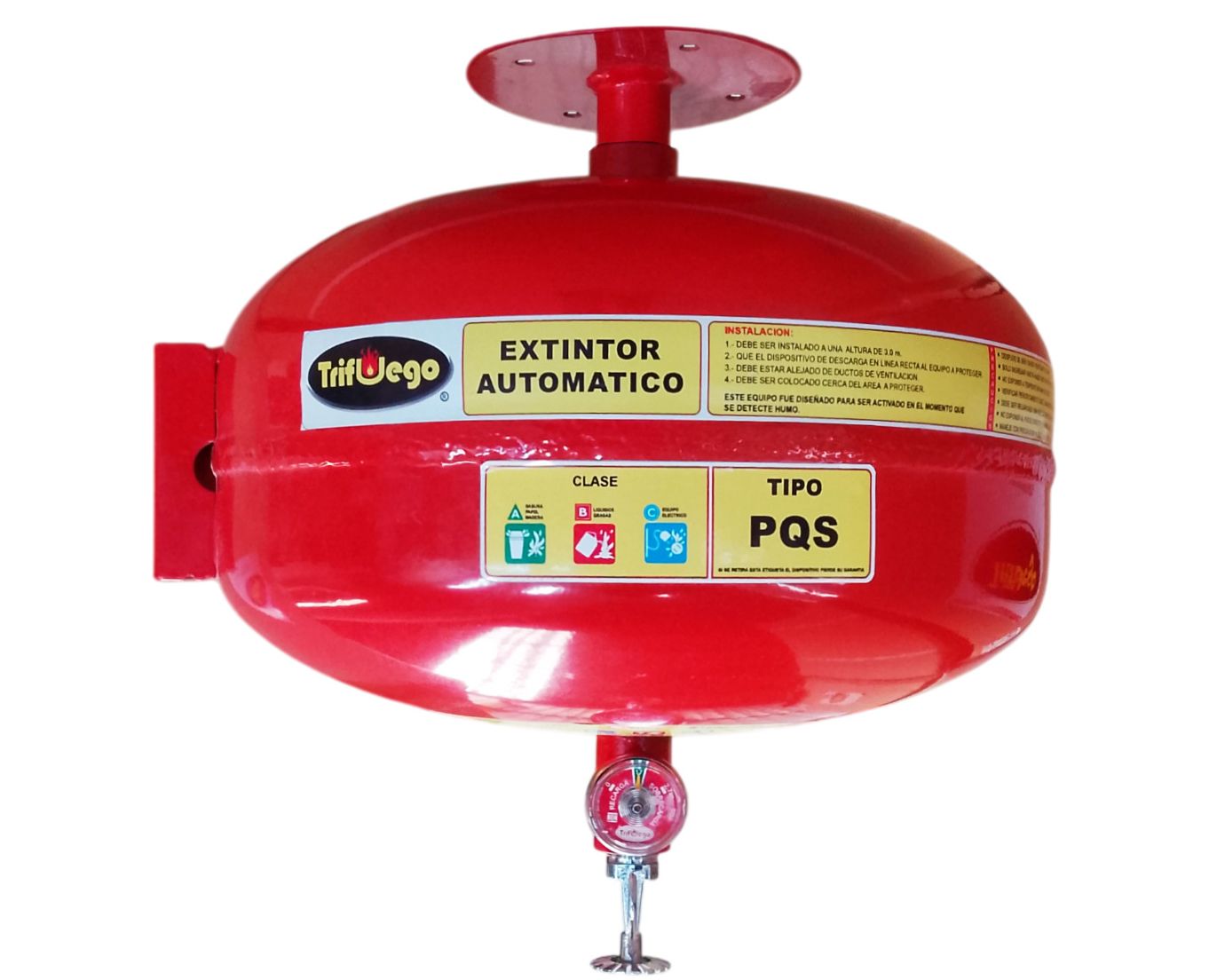 Extintor Esfera Trifuego PQS ABC 6 kg Automático