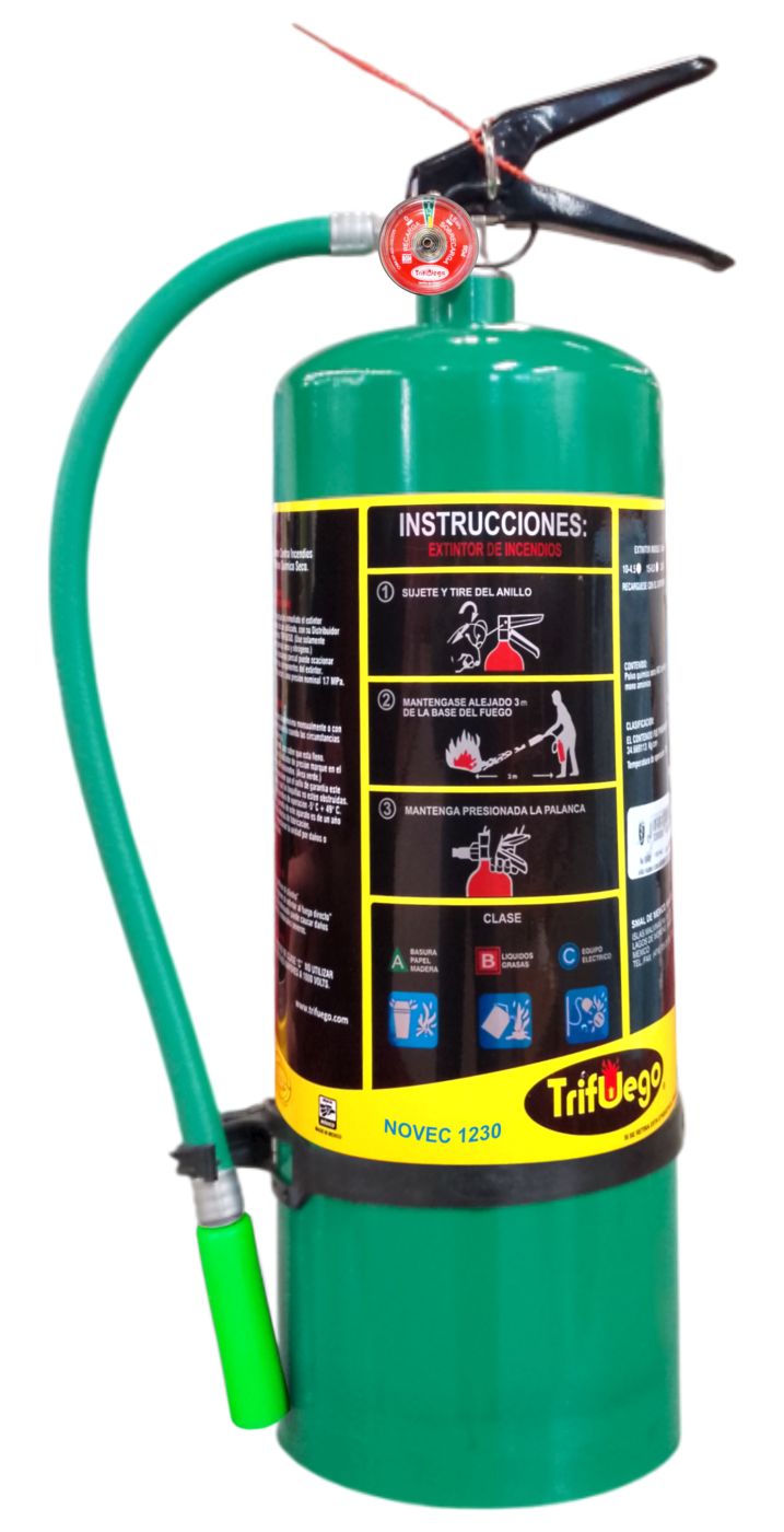 Extintor NOVEC Trifuego 6.0 kg, Mod. 15