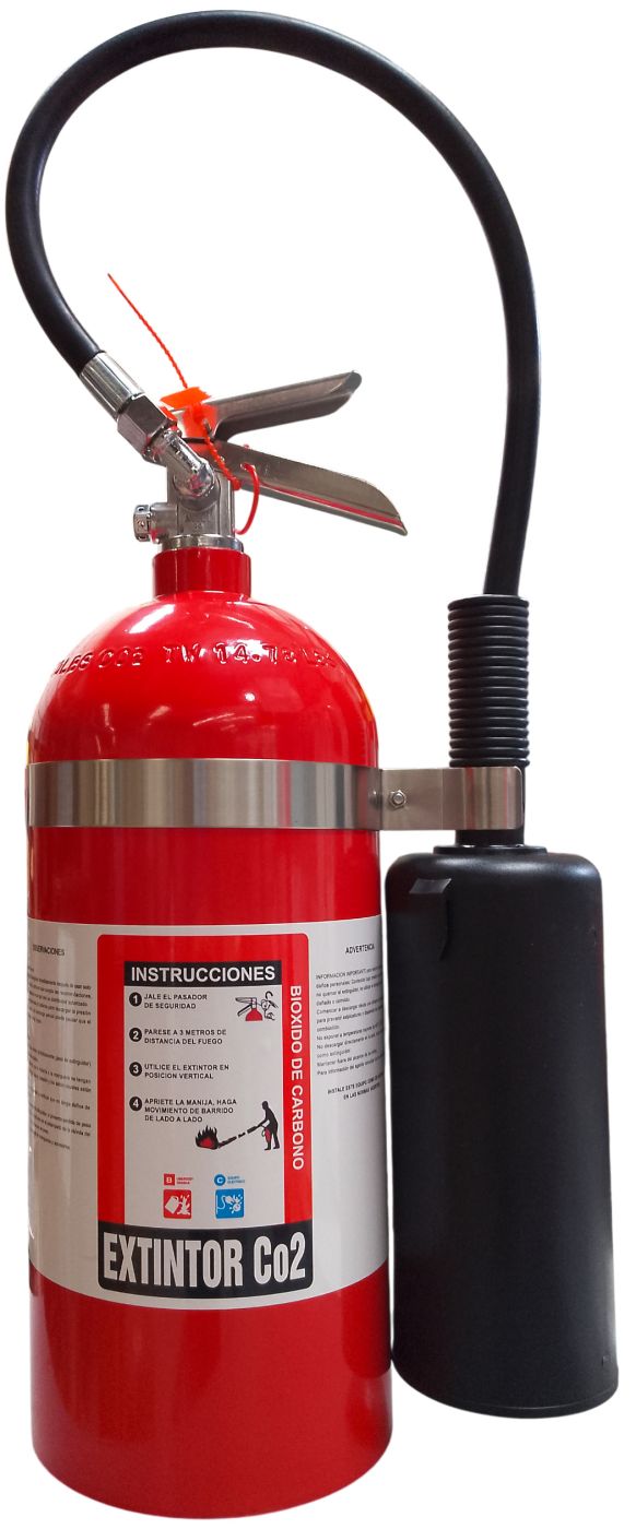 Extintor CO2 BC Trifire 10 lb Cilindro de aluminio