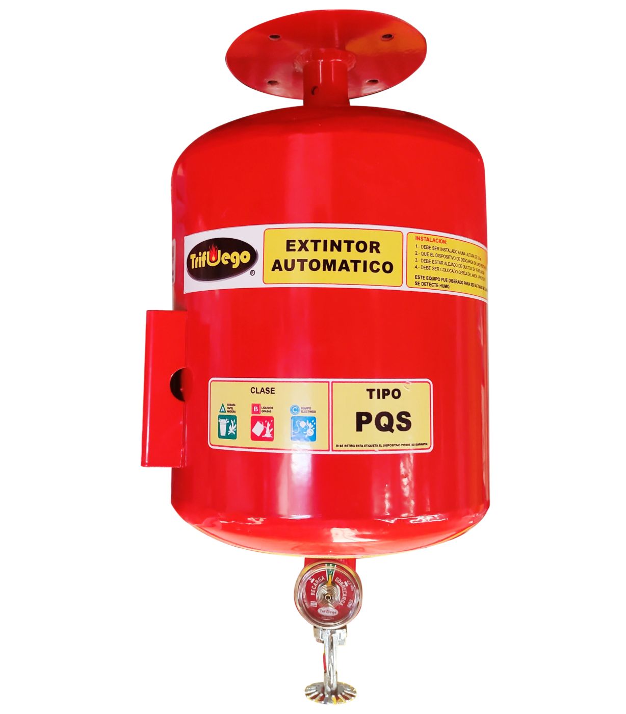Extintor Esfera Trifuego PQS ABC 4.5 kg Automático