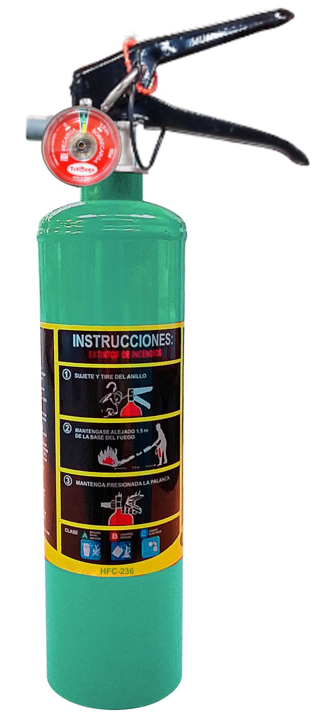 Extintor HFC-236 Trifuego 1 kg, Mod. 02