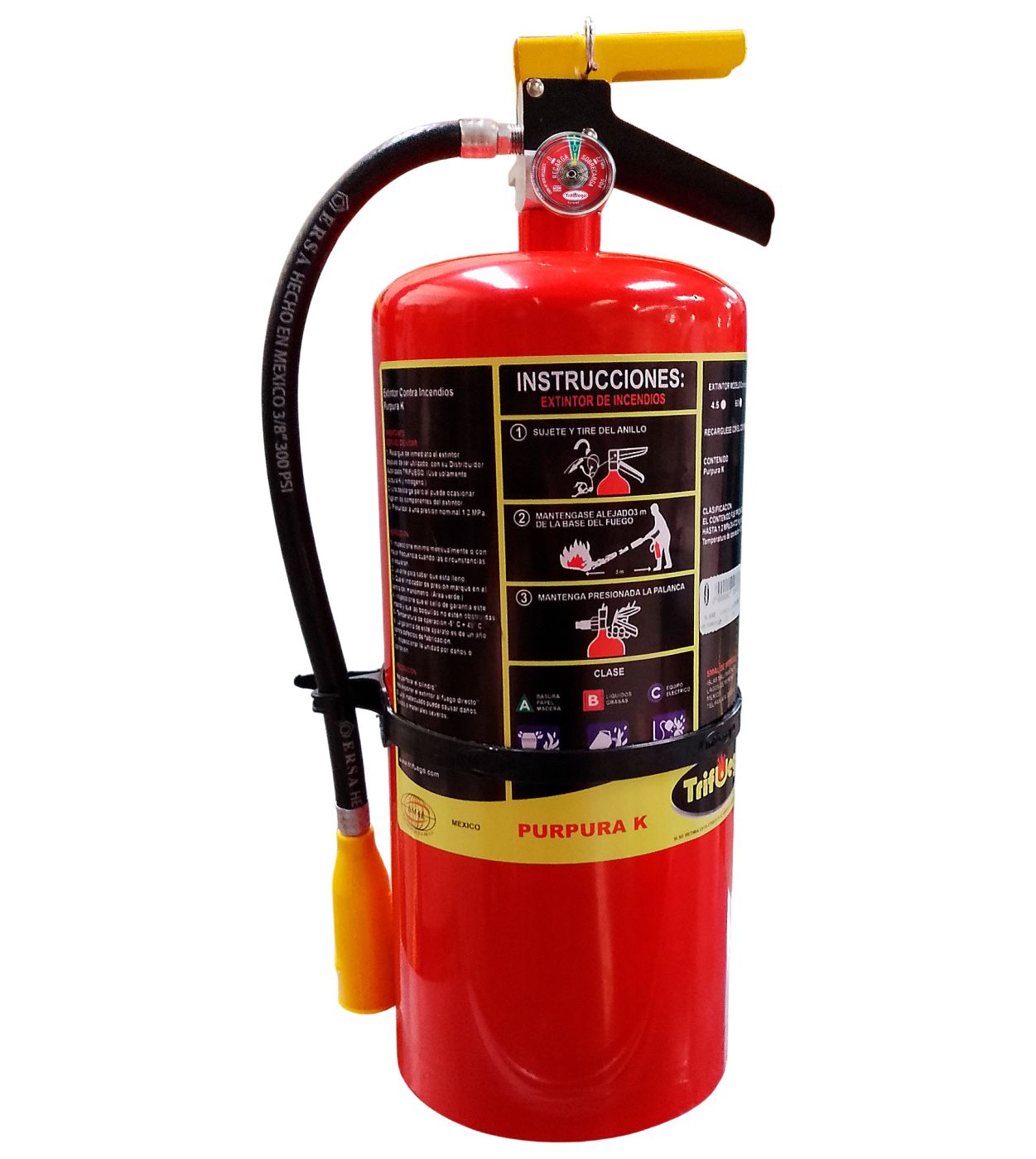 Extintor Púrpura K Trifuego 9 kg, Mod. 20